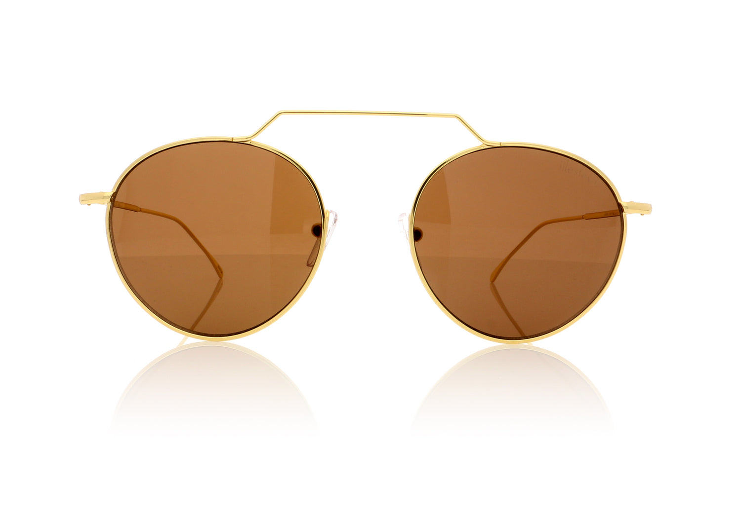Illesteva Wynwood 2 7A Gold Sunglasses - Front