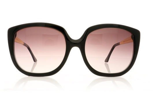 John Dalia MARILYN M C11 Black Sunglasses - Front