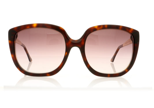 John Dalia MARILYN M C12/24K Tortoise Sunglasses - Front