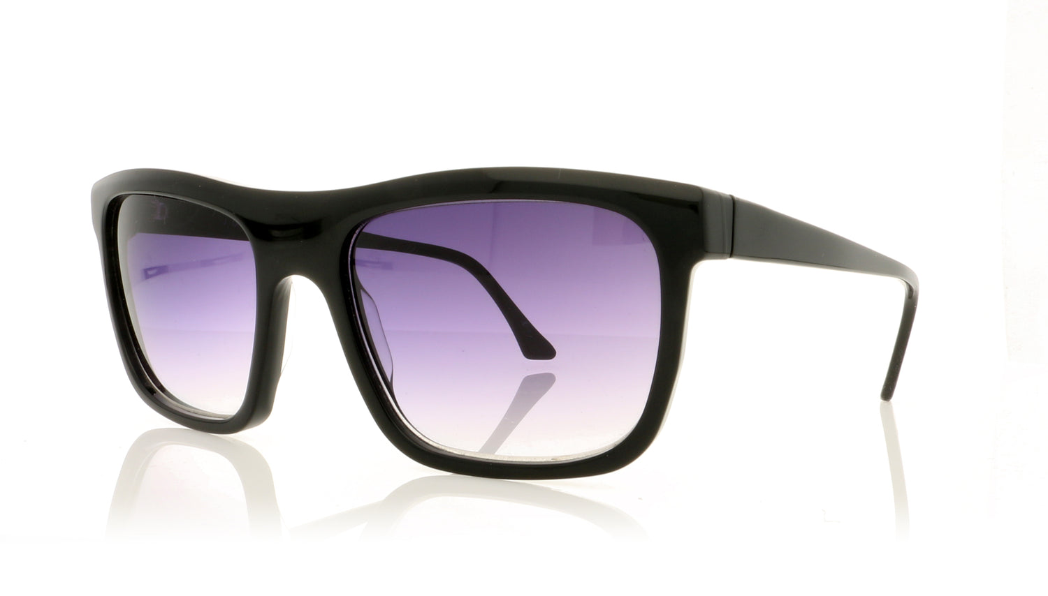 John Dalia SEAN C11 Black Sunglasses - Angle