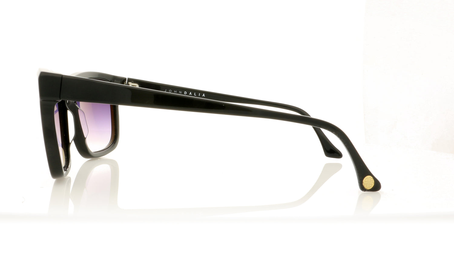 John Dalia SEAN C11 Black Sunglasses - Side