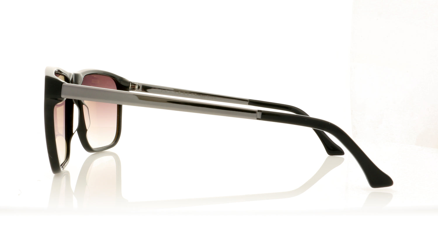 John Dalia SEAN P C11 Black Sunglasses - Side