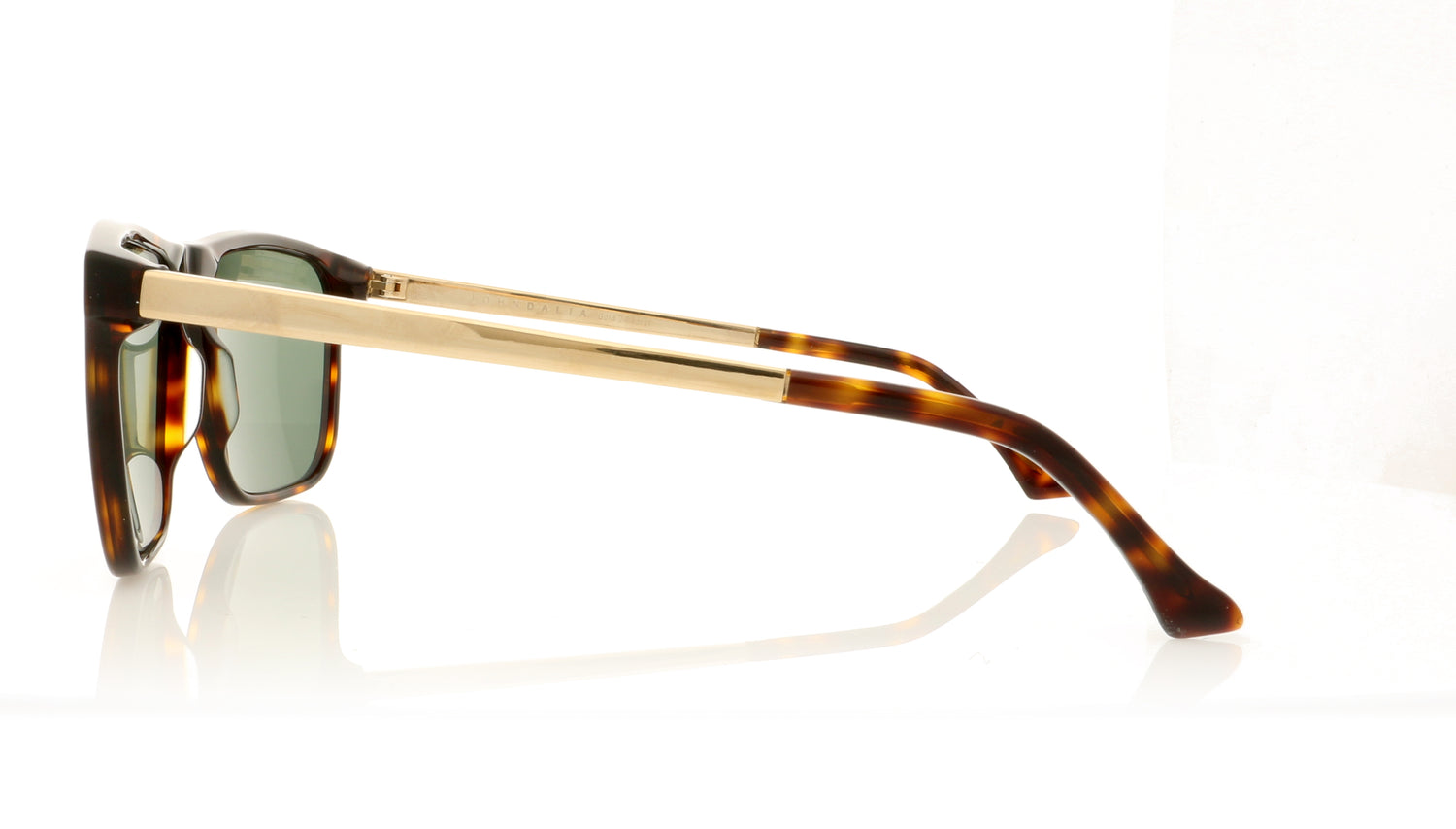 John Dalia Sean P C12 Dark Brown Tort Sunglasses - Side