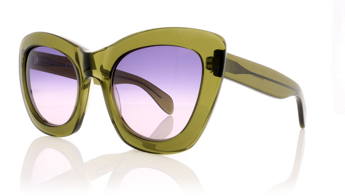Kirk Originals Biarritz A4 L16 Lime Sunglasses - Angle