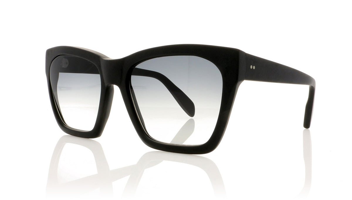 Kirk Originals Cilento MBSMF Matte Black Sunglasses - Angle