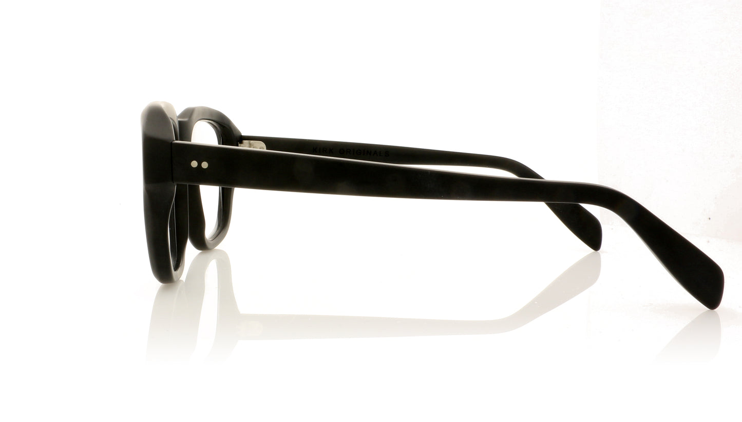 Kirk Originals Clacton MB Matte black Glasses - Side