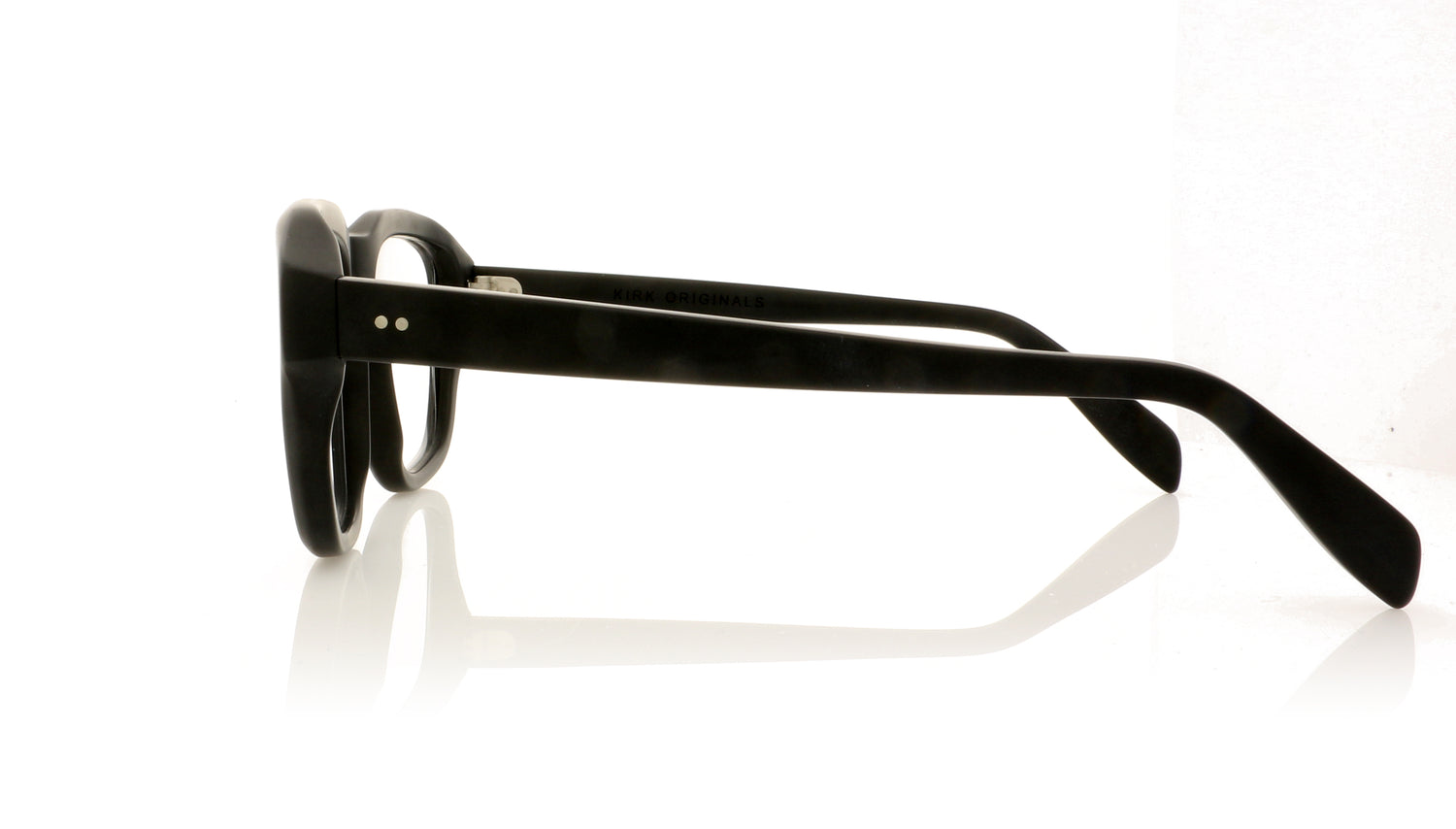 Kirk Originals Clacton MB Matte black Glasses - Side