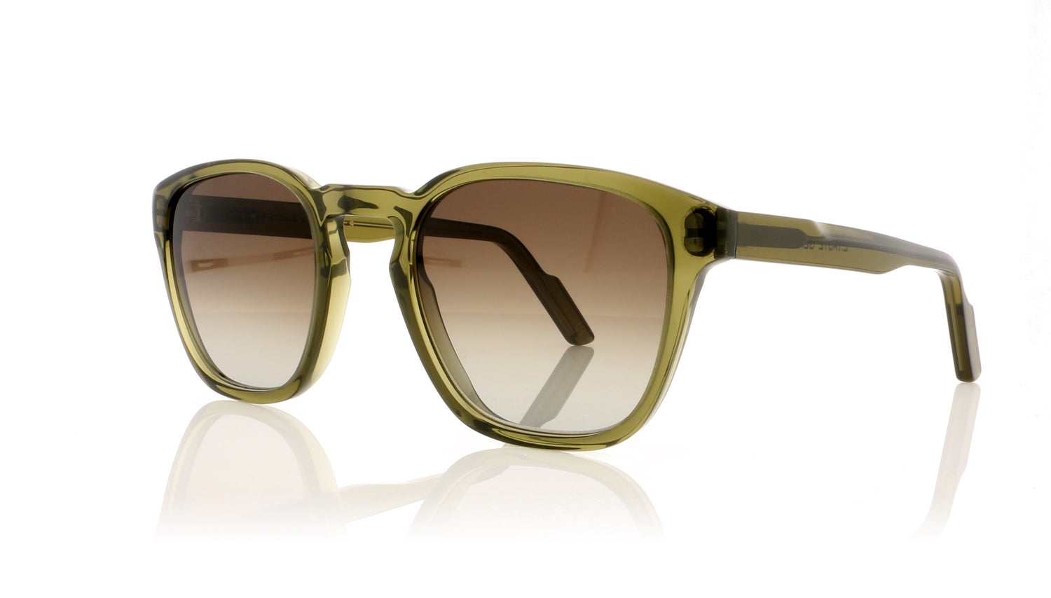 Kirk Originals E.Tautz Genoa LBG Olive Sunglasses - Angle