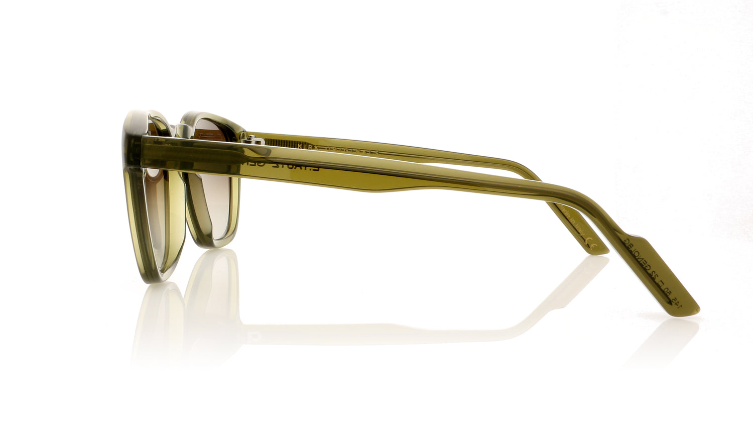 Kirk Originals E.Tautz Genoa LBG Olive Sunglasses - Side