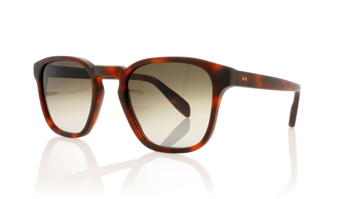 Kirk Originals Genoa MHBRF Matte Havana Sunglasses - Angle