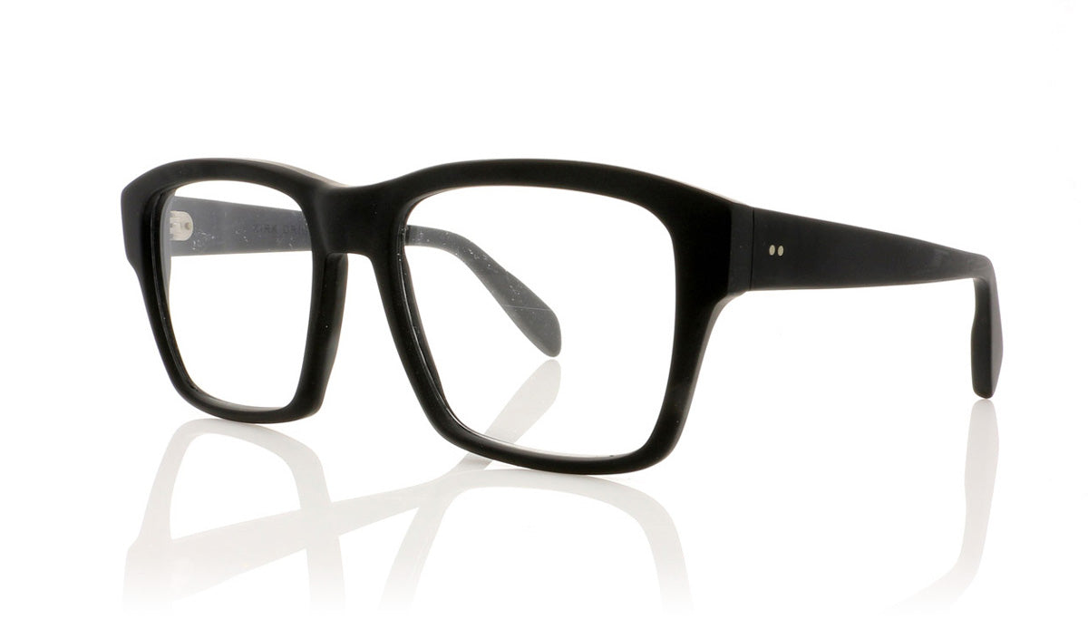 Kirk Originals Margate MB Matt Black Glasses - Angle