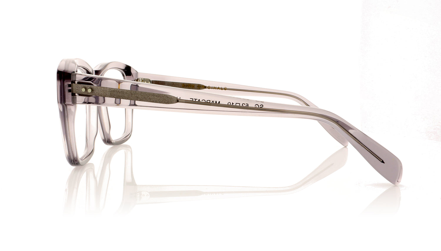 Kirk Originals Margate SG Smokey Grey Glasses - Side