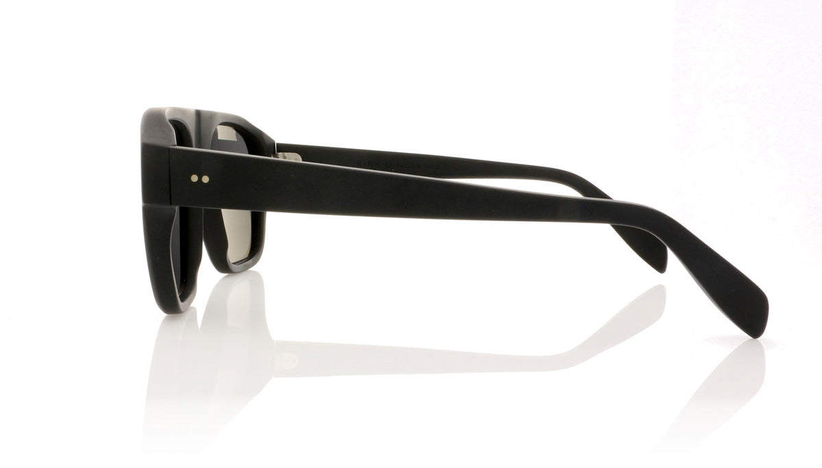Kirk Originals Portofino MBSM Matt Black Sunglasses - Side