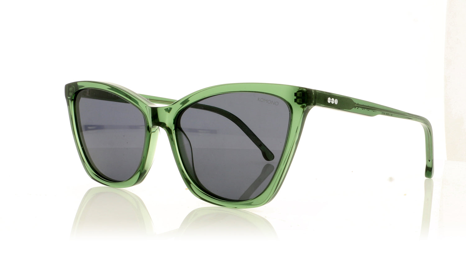 KOMONO The Alexa MNT Mint Sunglasses - Angle