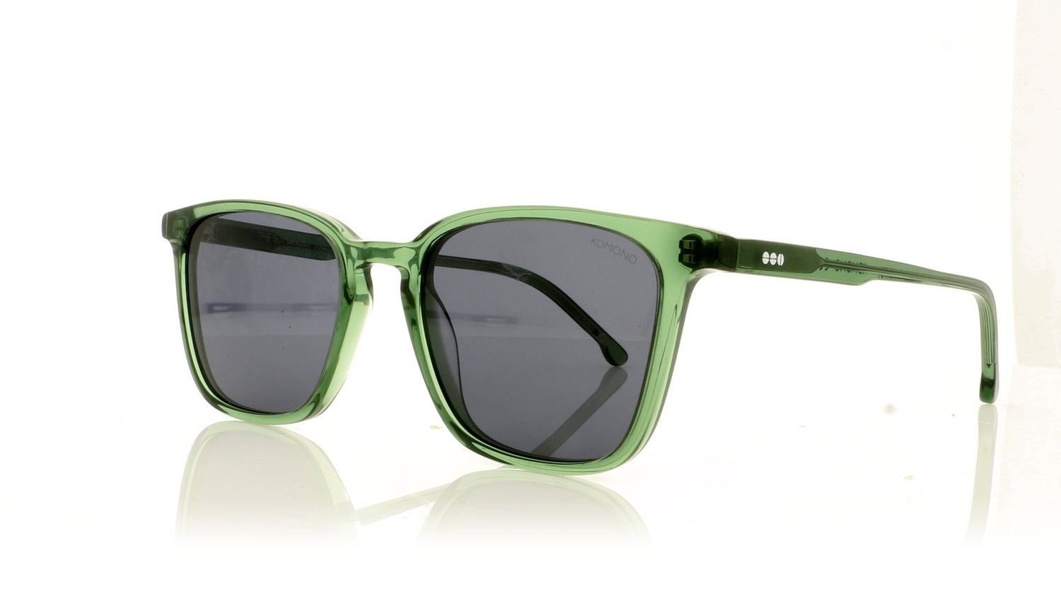 KOMONO The Ethan MNT Mint Sunglasses - Angle