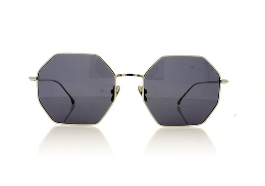 KOMONO The Jane SS Silver Smoke Sunglasses - Front