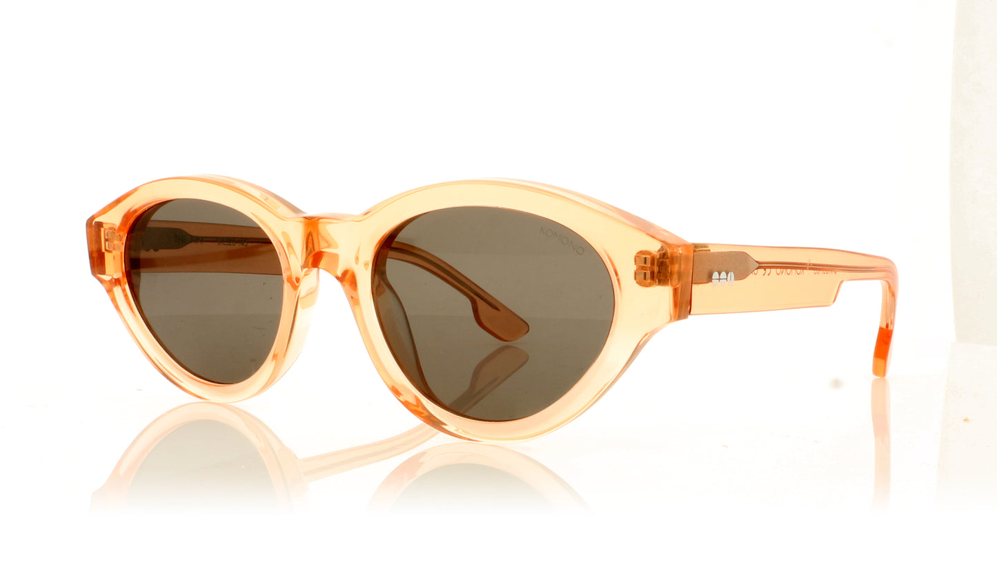 KOMONO The Kiki DTORNGE Dirty Orange Sunglasses - Angle