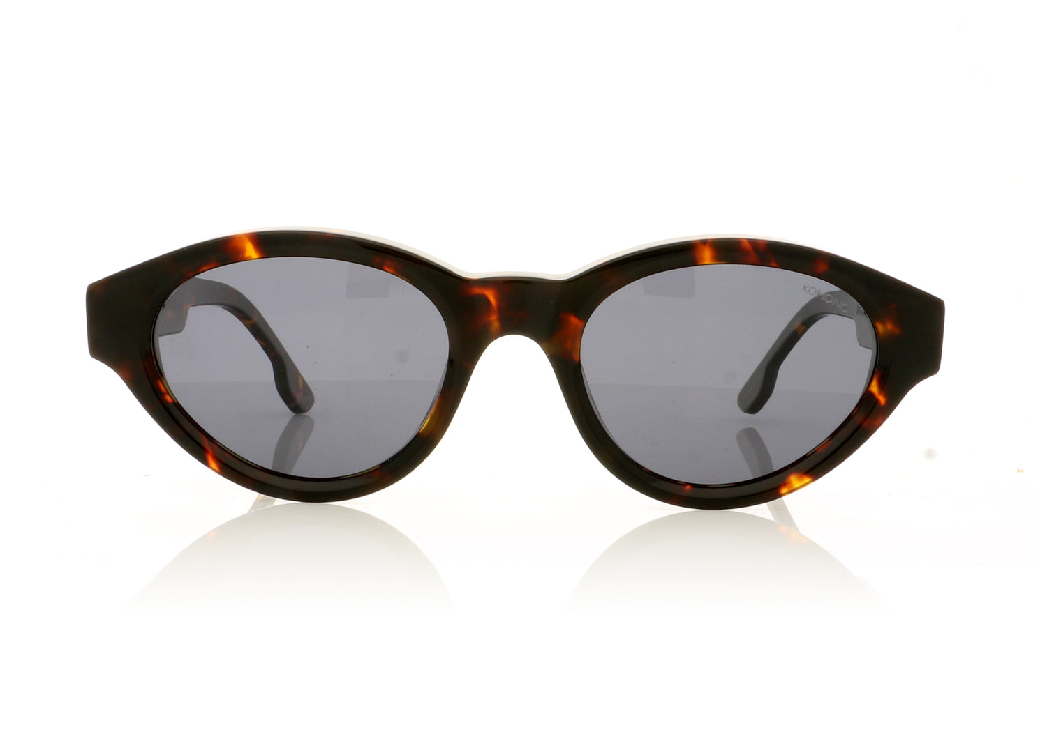 KOMONO The Kiki TRT Tortoise Sunglasses - Front