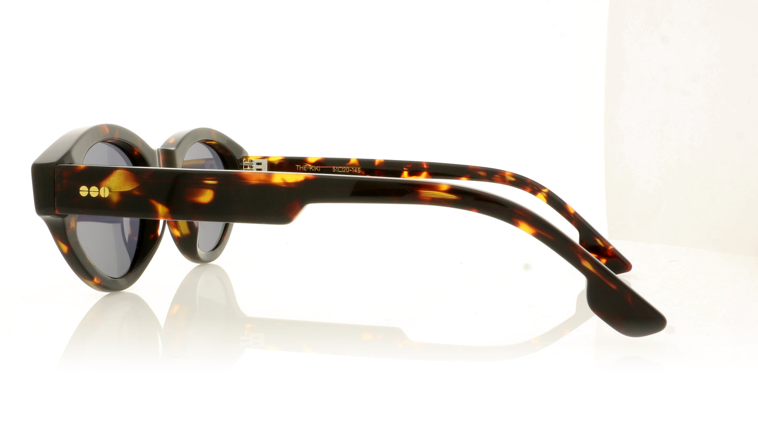 KOMONO The Kiki TRT Tortoise Sunglasses - Side