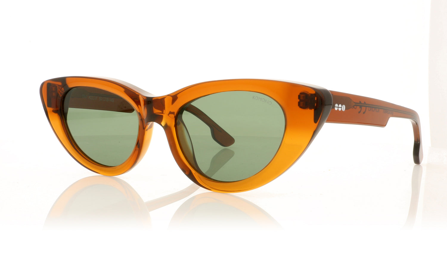 KOMONO Kelly R1 Rum Sunglasses - Angle