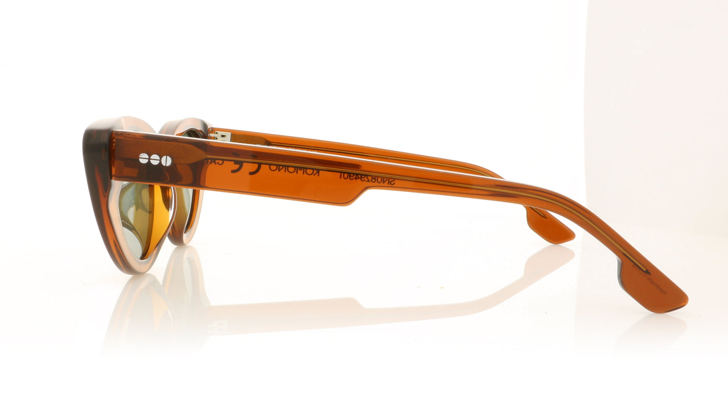 KOMONO Kelly R1 Rum Sunglasses - Side