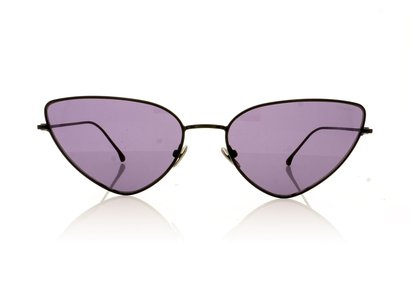 KOMONO The Ona PRLE Deep Purple Sunglasses - Front
