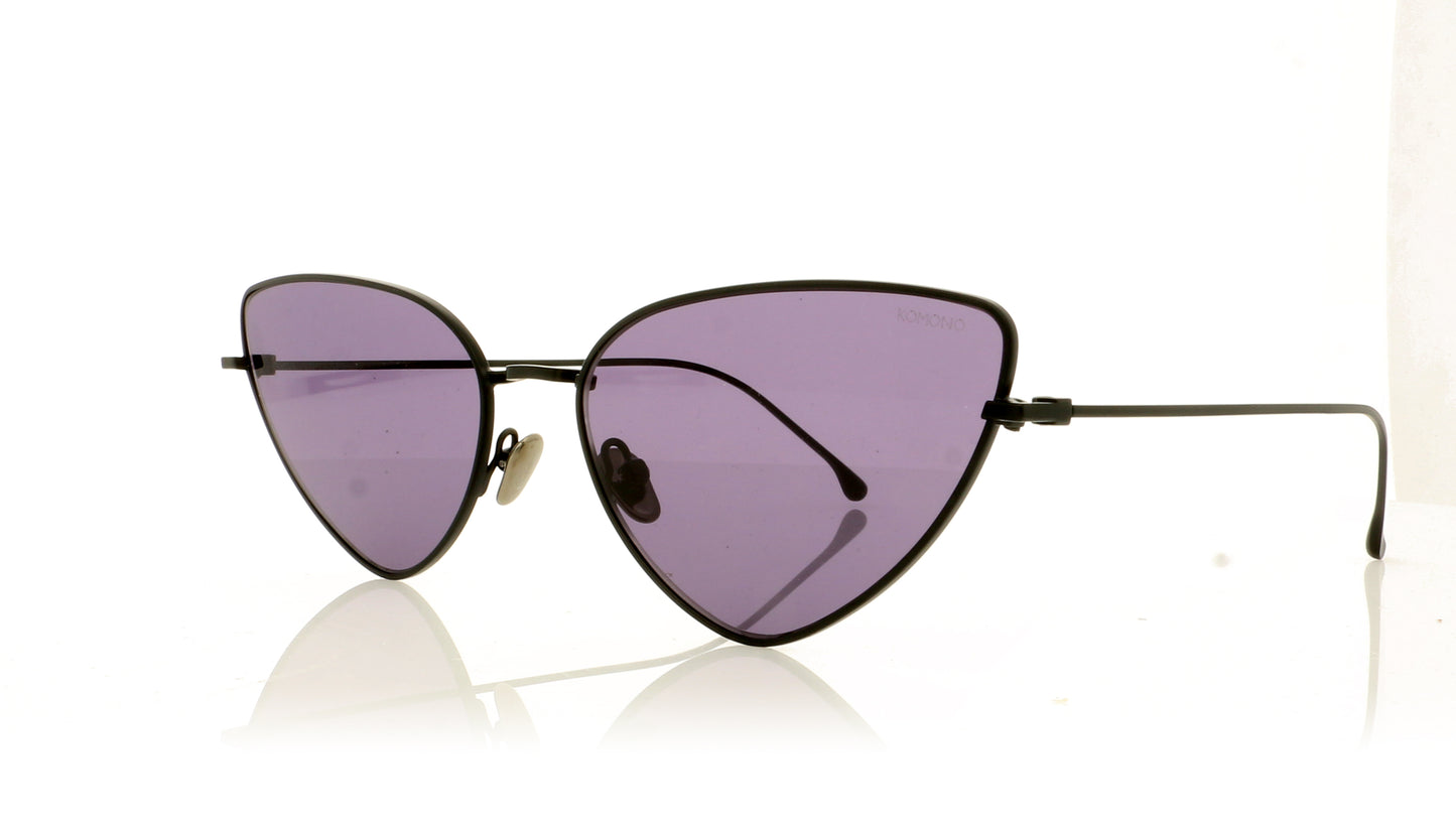 KOMONO The Ona PRLE Deep Purple Sunglasses - Angle