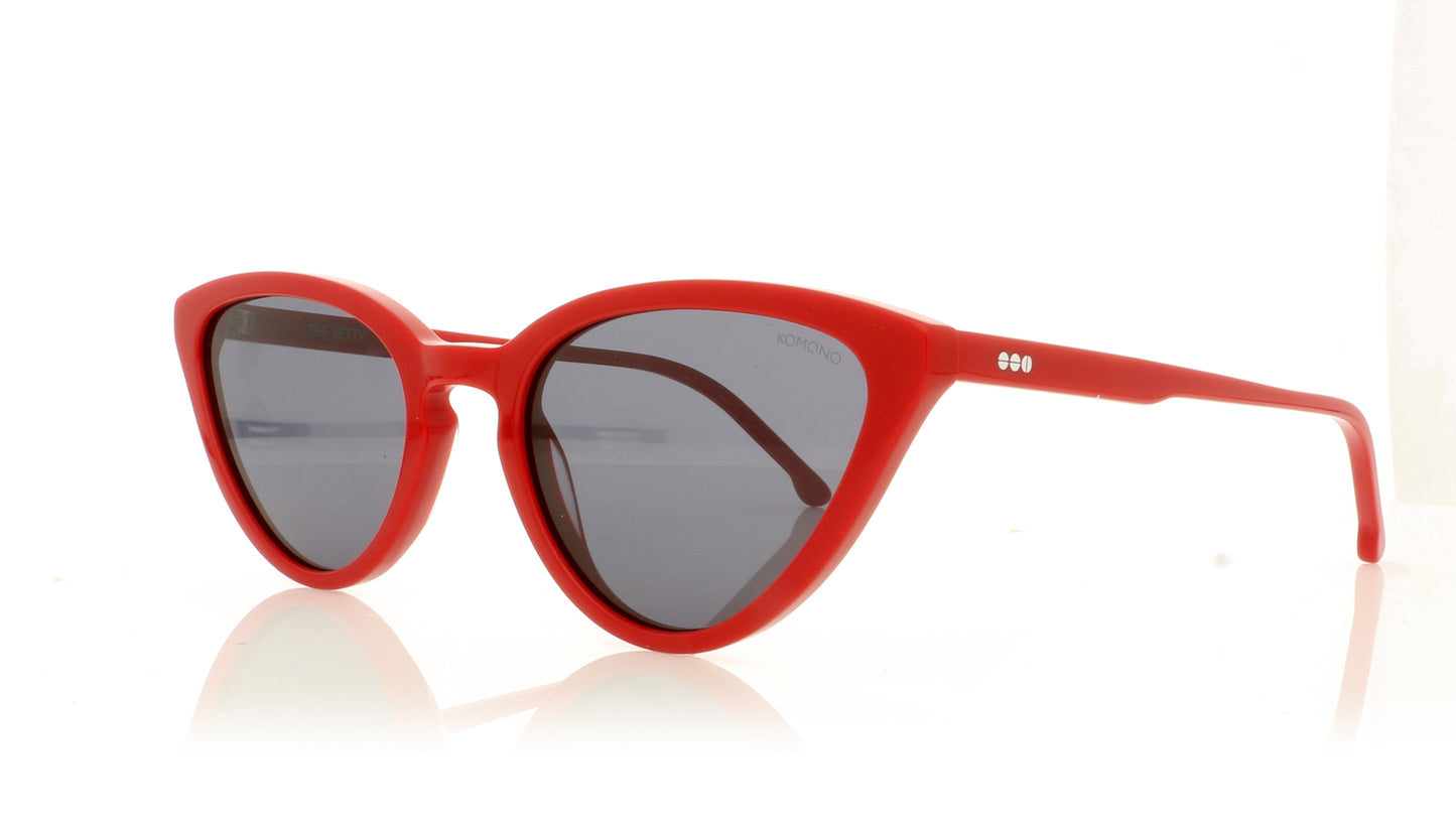 KOMONO The Betty S7353 RD Red Sunglasses - Angle