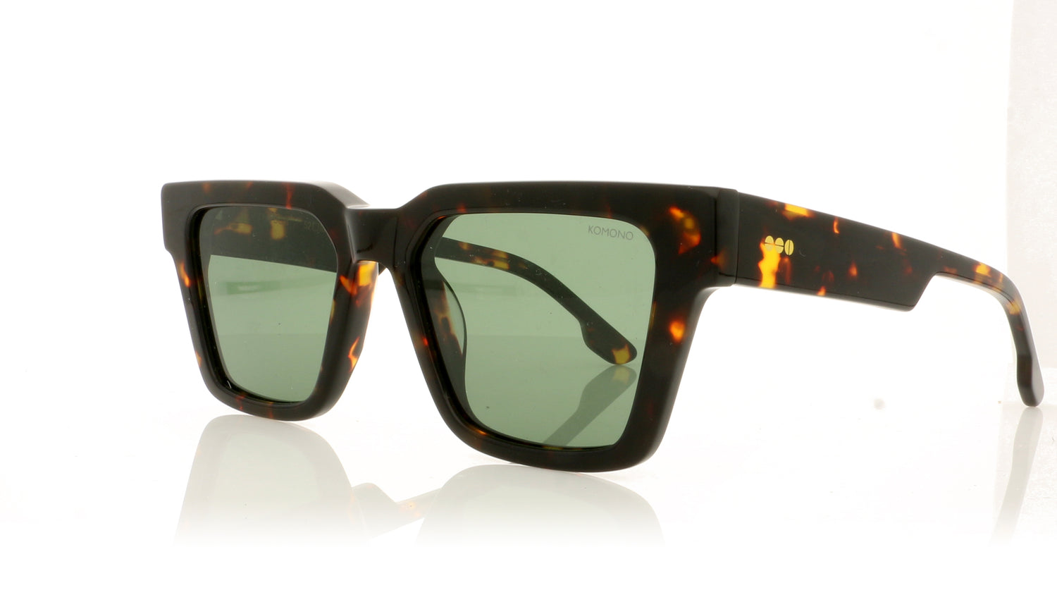 KOMONO Bob S7901 Tortoise Sunglasses - Angle