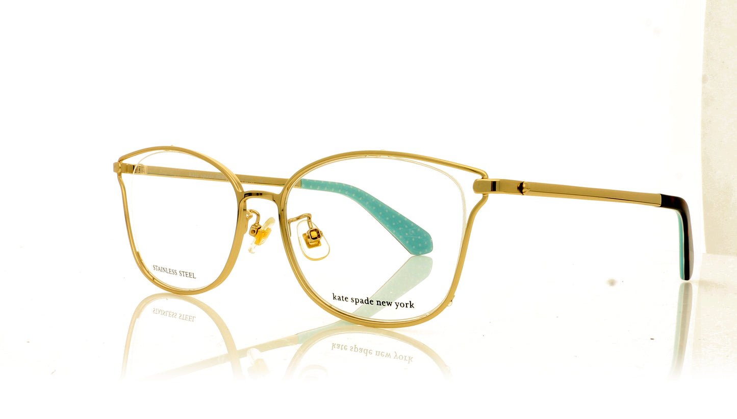 Kate Spade LOWRI/F 86 Dark Havana Glasses - Angle