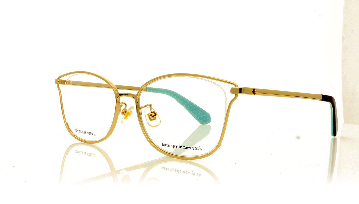 Kate Spade LOWRI/F 86 Dark Havana Glasses - Angle
