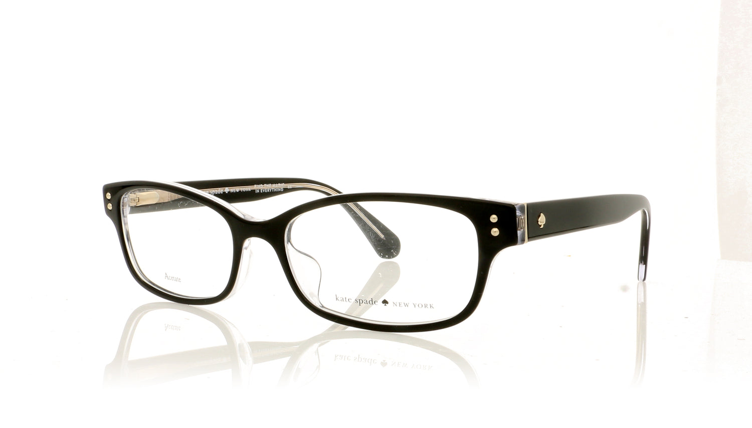 Kate Spade LUCYANN2 807 Black Glasses - Angle