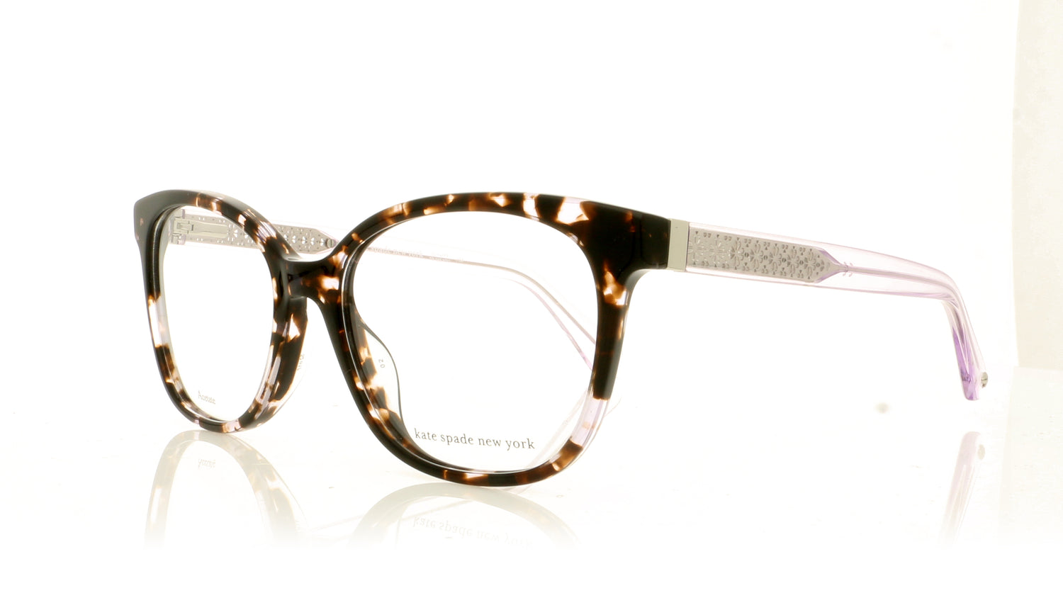 Kate Spade PAYTON YJM Havana Violet Glasses - Angle
