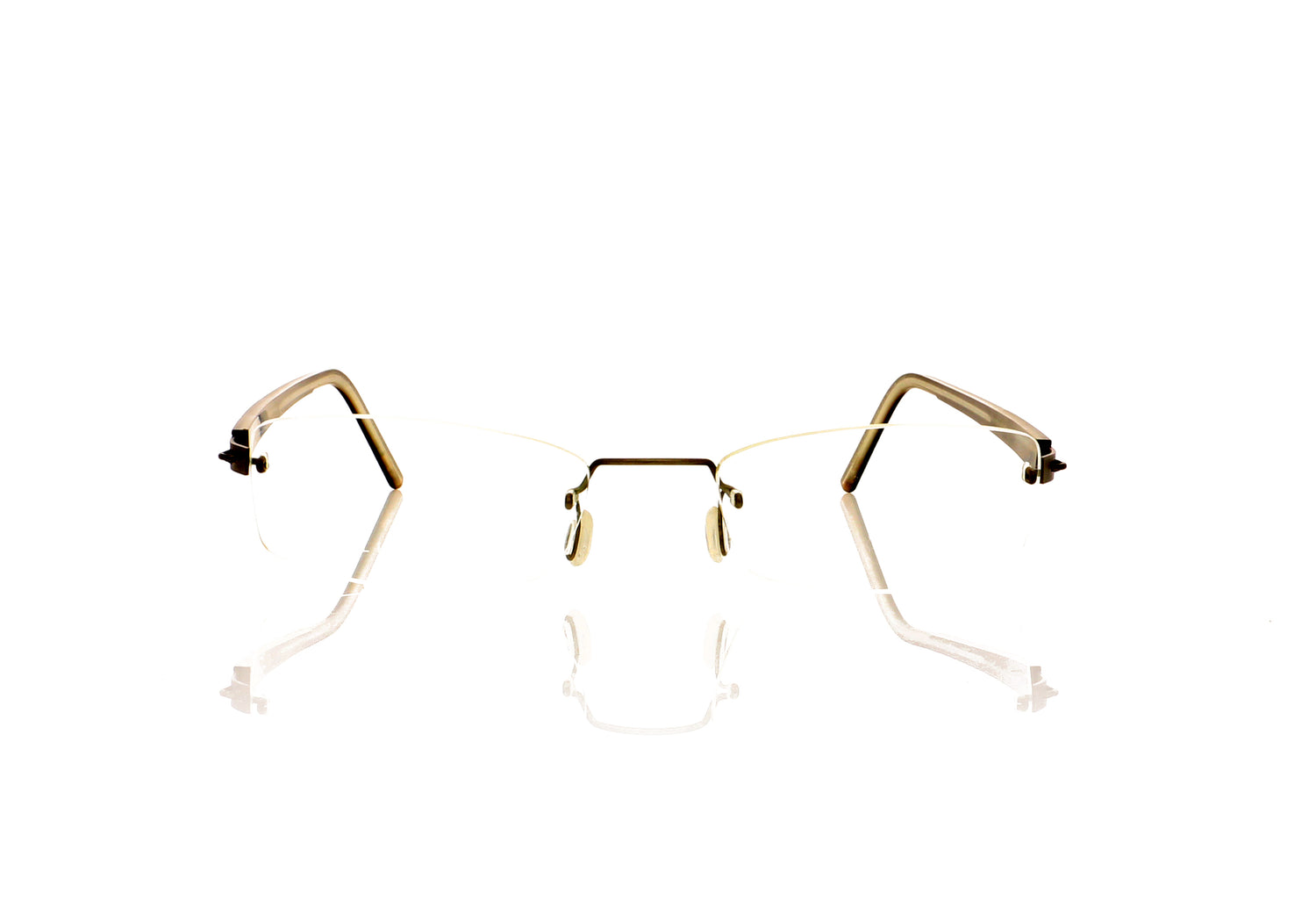 Lindberg Spirit titanium 2088 10/K138M/05 matt grey bridge with brown Glasses - Front