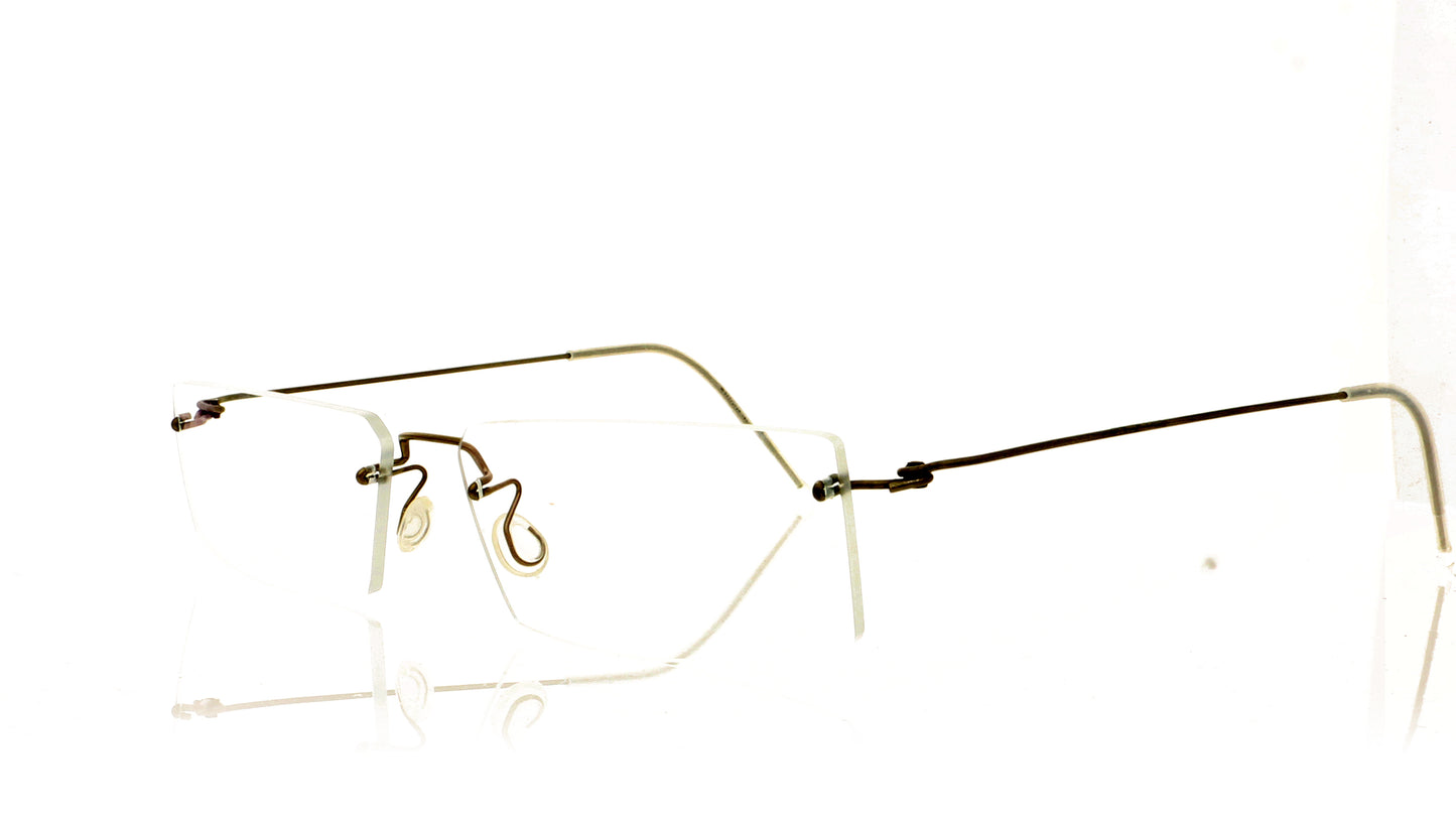 Lindberg Spirit 2196 Basic C10 Silver Glasses - Angle