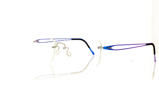 Lindberg Spirit 2348 T602 P80 P10 Blue Glasses - Angle