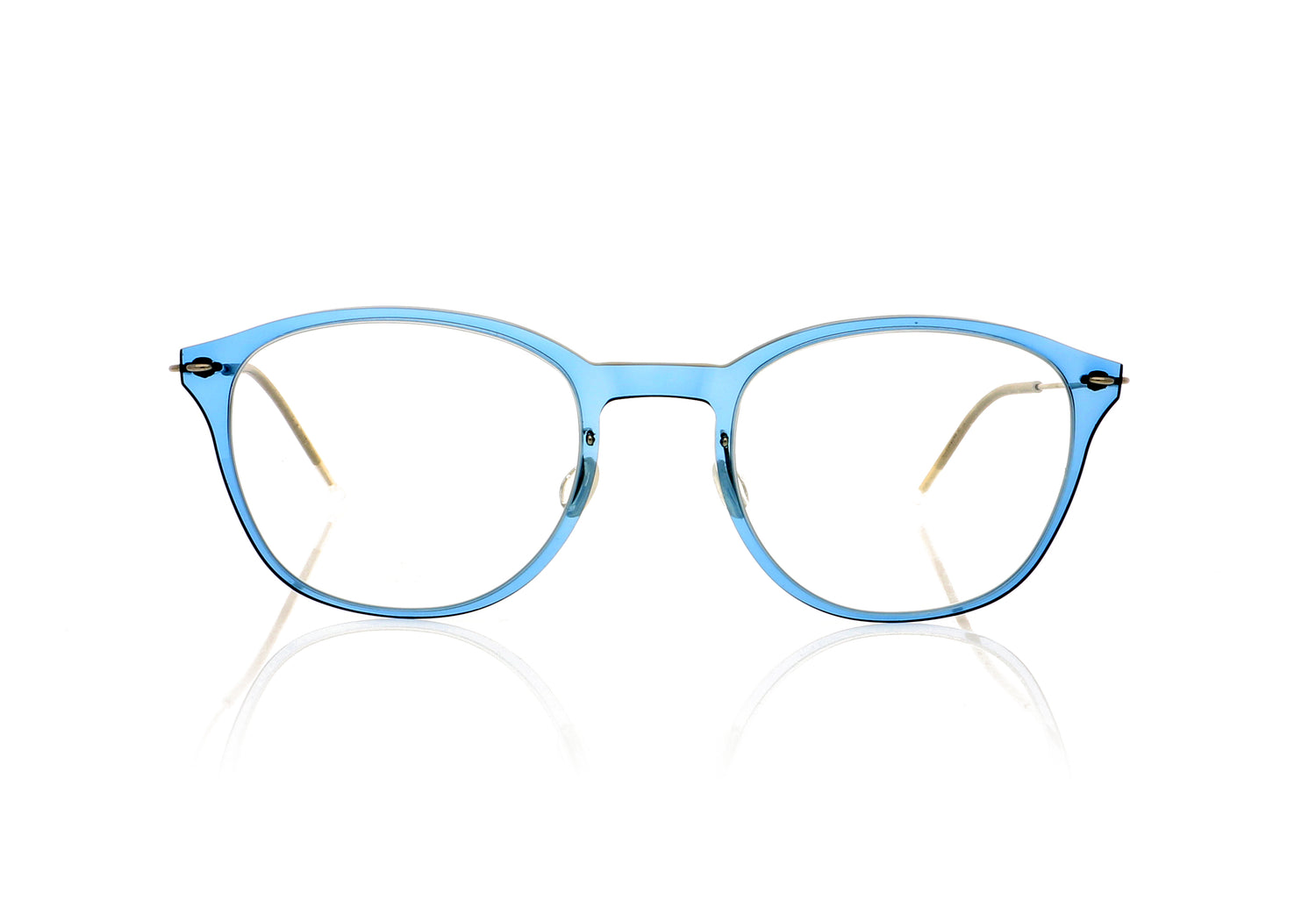 Lindberg n.o.w.titanium 6506 C08-P10 Blue transparent Glasses - Front