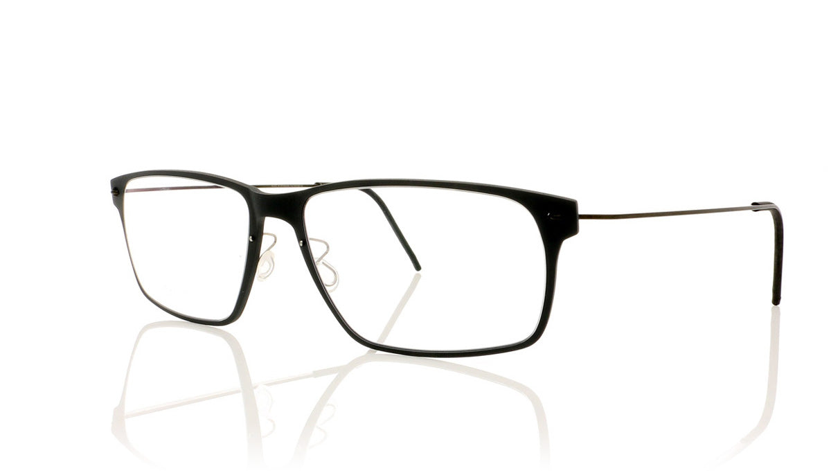 Lindberg n.o.w titanium 6507 D15-T802 Charcoal Grey Glasses - Angle