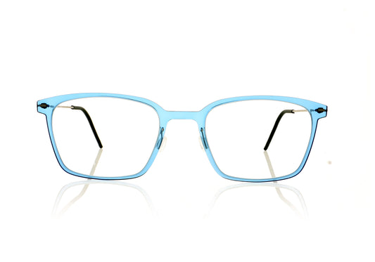 Lindberg n.o.w 6536 C08 10 Blue Glasses - Front