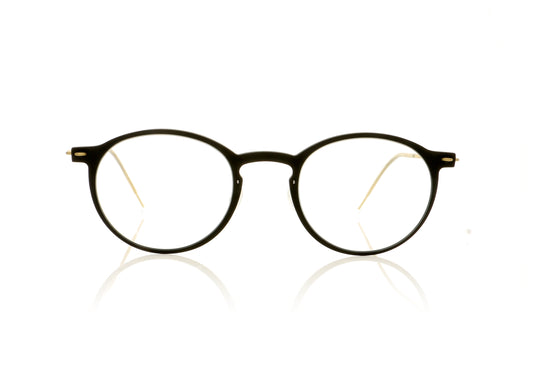 Lindberg n.o.w 6541 D16 GT Brown Gold Glasses - Front