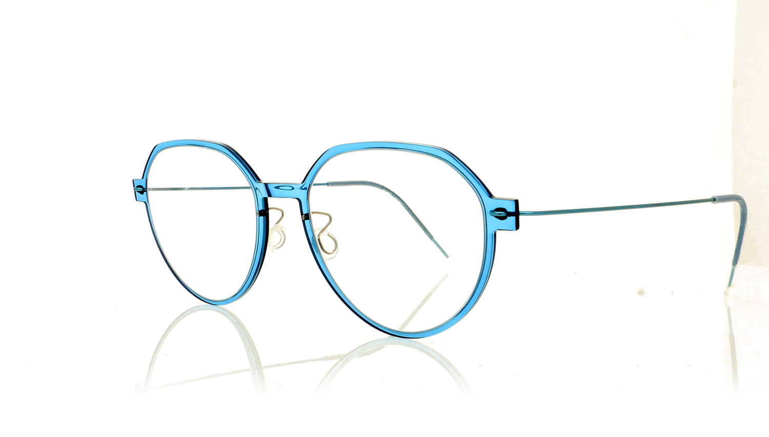 Lindberg n.o.w 6582 P25 Blue Glasses - Angle