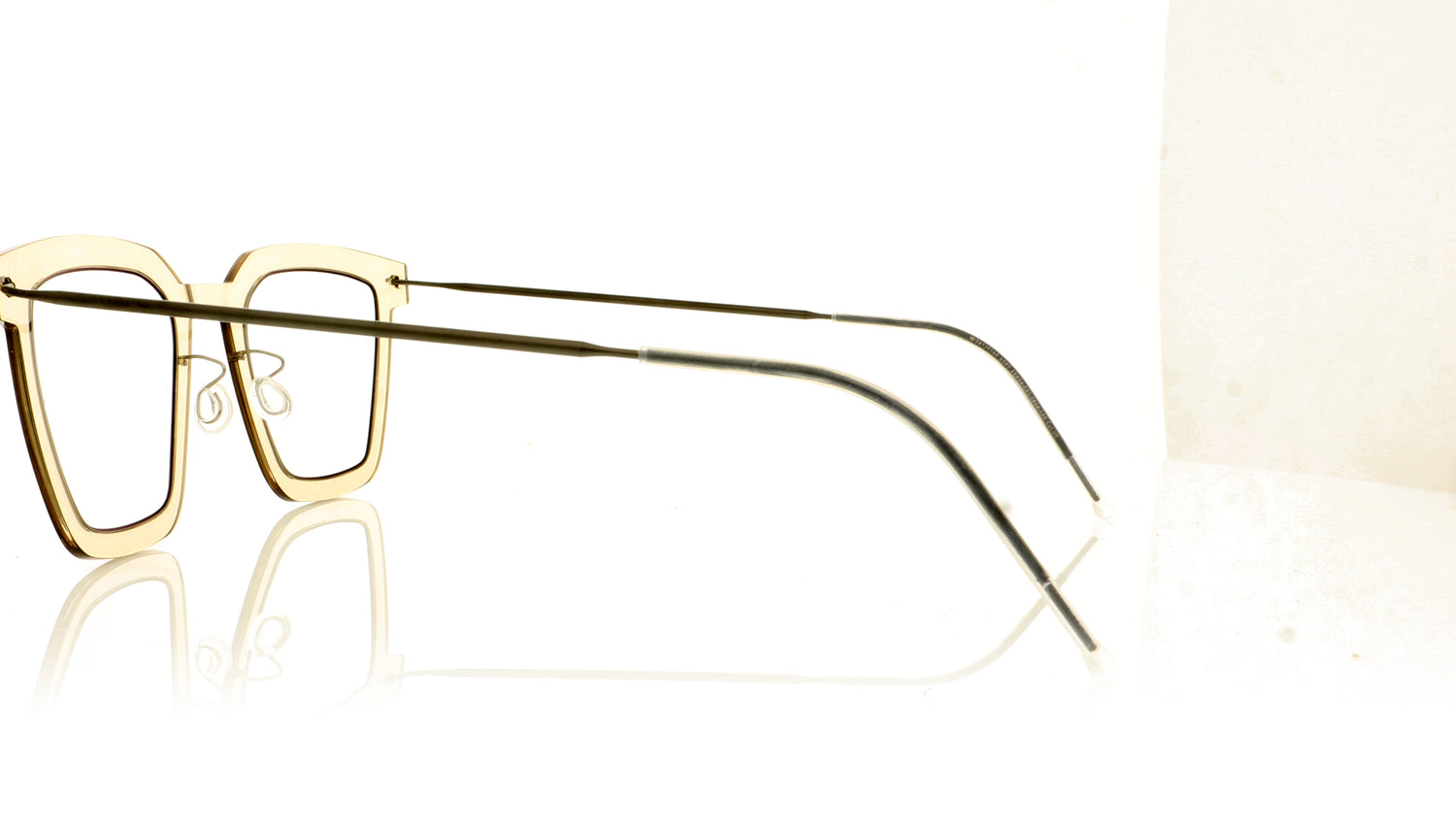 Lindberg n.o.w 6585 C21/U9 Crystal Brown Glasses - Side