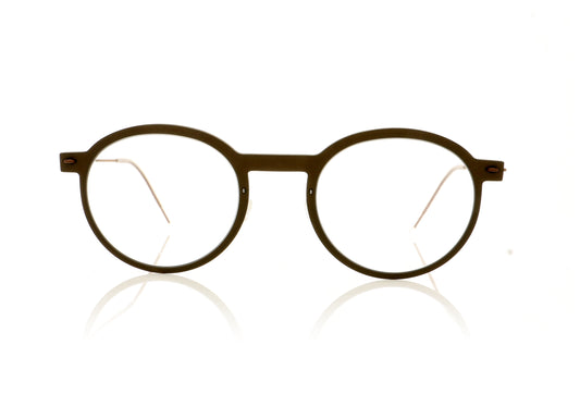 Lindberg n.o.w 6586 D17 U12 Brown Glasses - Front
