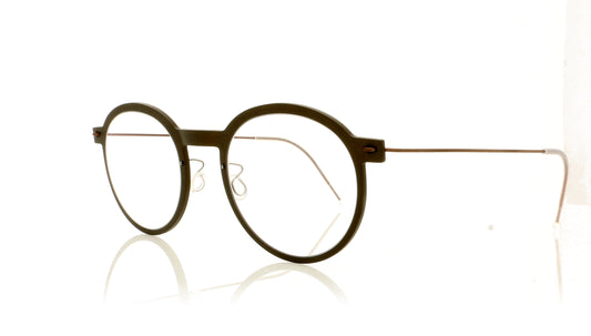 Lindberg n.o.w 6586 D17 U12 Brown Glasses - Angle
