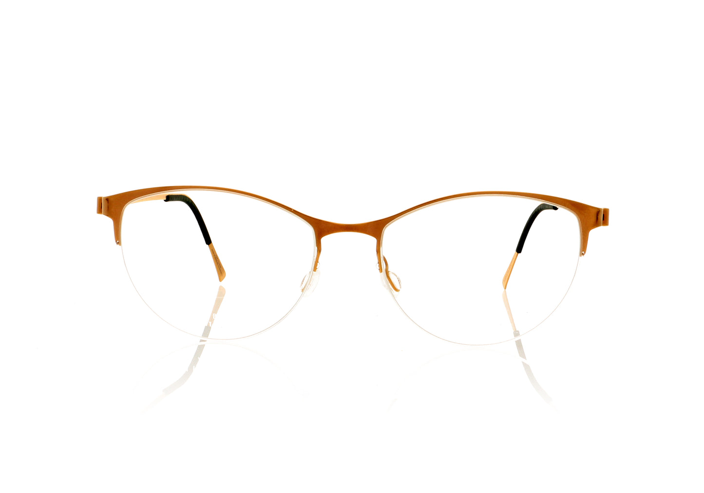 Lindberg 7418 PU15 Temple 409 Rose Gold Glasses - Front