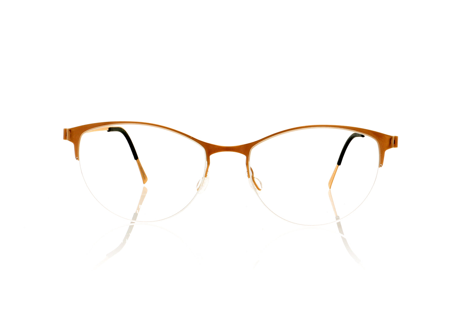 Lindberg 7418 PU15 Temple 409 Rose Gold Glasses - Front