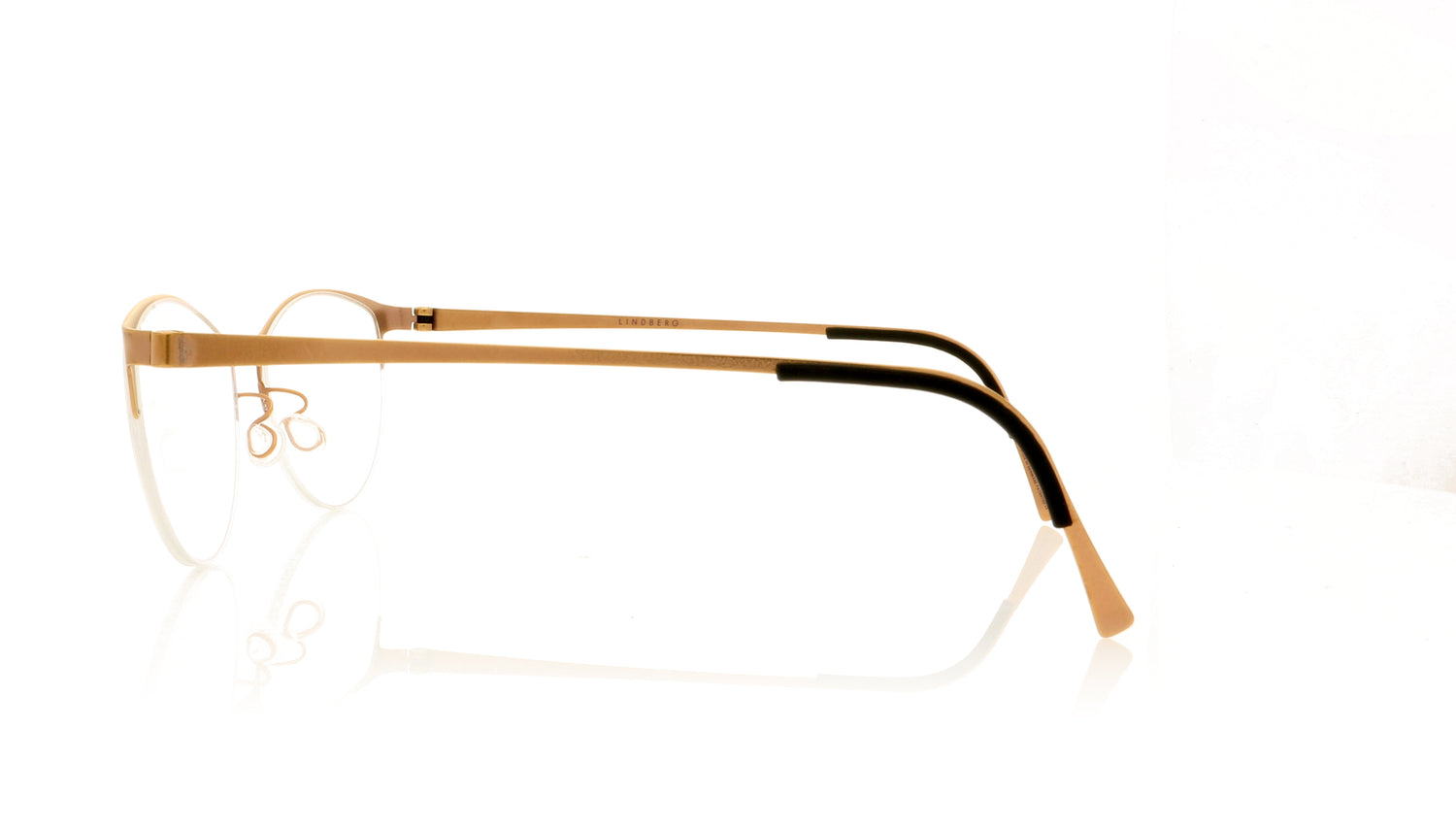 Lindberg 7418 PU15 Temple 409 Rose Gold Glasses - Side