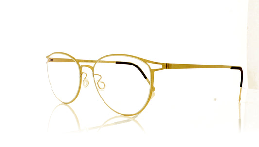 Lindberg Strip 9607 GT Gold Glasses - Angle