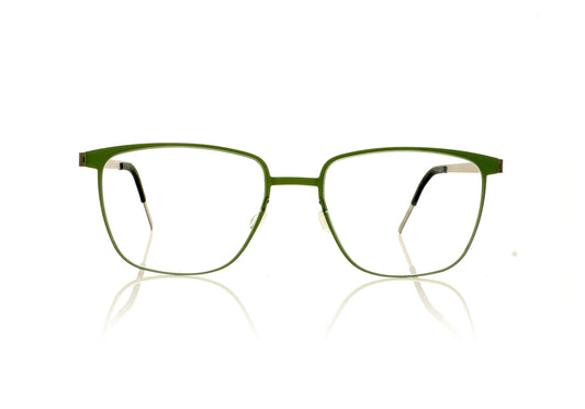 Lindberg Strip 9612 U34 Green Glasses - Front
