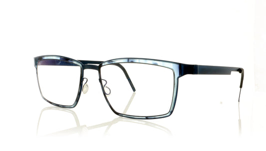Lindberg Strip 9727 U13 GR89 Blue Glasses - Angle